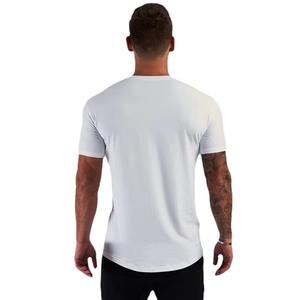 Personalizado de alta calidad de los hombres en blanco transpirable camisetas de poliéster Spandex impresión Logo Dry Fit gimnasio Camiseta de manga corta para los hombres - Product Image 5