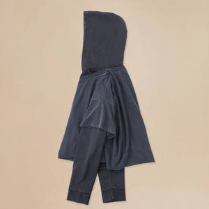 Sudadera con capucha de gran tamaño con logotipo personalizado, Sudadera con capucha en blanco Unisex Essentials - Product Image 4