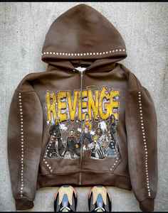 กางเกงวอร์มทรงถุงซักแบบกรดออกแบบได้ตามต้องการมีฮู้ดพิมพ์ลายซีดกันแดดด้วยเทคนิคการปักโดยตรงจากผู้ผลิต - Product Image 2