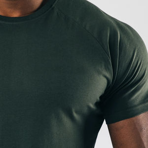 2026 Custom Logo Printing Solid Color Muscle <b>Fitted</b> <b>T</b> <b>Shirts</b> Casual Sports <b>Fitted</b> Breathable Quick Dry Men's Gym <b>T</b>-<b>Shirt</b> - Product Image 2