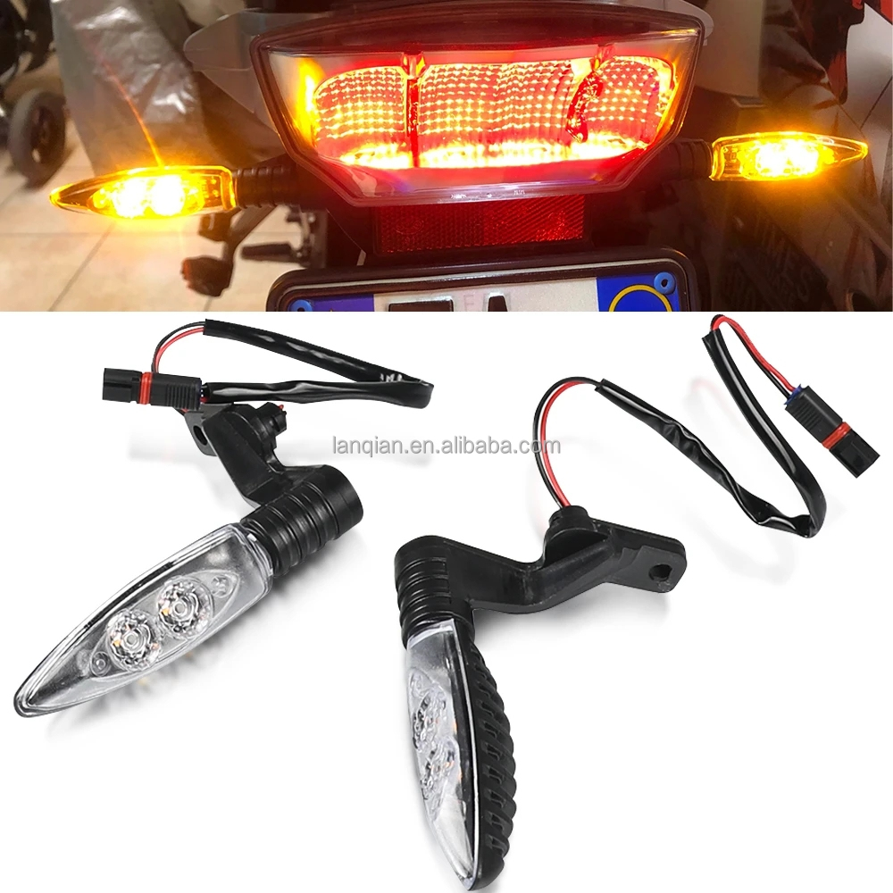 thumbnail image 2 of Fit For BMW K1200S; K 1200R; R1200R;K1300 R ; K1300 S(No License Plate Light) ; LED Rear Lamp Brake Tail Light Integrated Turn Signal (Clear, Style2: LED Taillight Turn Signal 2 of 10