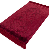 Pas cher Vente en gros en usine Tapis de prière portable pour cadeau islamique pour voyage Tapis de prière islamique musulman pleine grandeur