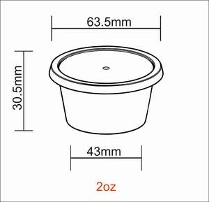 ภาชนะบรรจุวัสดุ PET & PP แบบรีไซเคิลได้100% สำหรับบรรจุอาหารเกรดดีที่สุดสำหรับเค้กซูชิบะหมี่พิซซ่าแฮมเบอร์เกอร์บรรจุภัณฑ์น้ำตาล - Product Image 3