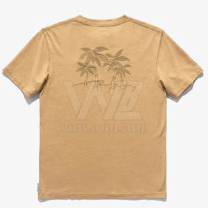 Camiseta para hombre, venta al por mayor, algodón personalizado de etiqueta privada para hombre con impresión de logotipo personalizado y bordado, tela suave, sensación agradable - Product Image 2