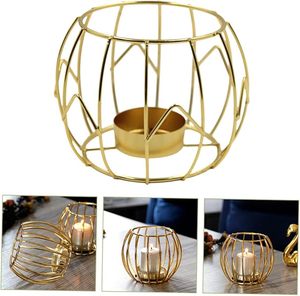 Chandelier en métal doré moderne nordique support de bougie de mariage décoratif pour la maison de luxe pour le Style de Table de bâton de Noël - Product Image 2