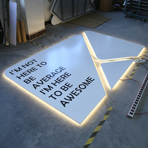 Enseigne LED personnalisée, signalétique publicitaire extérieure, logo de magasin éclairé, enseigne commerciale 3D rétroéclairée - Product Image 1