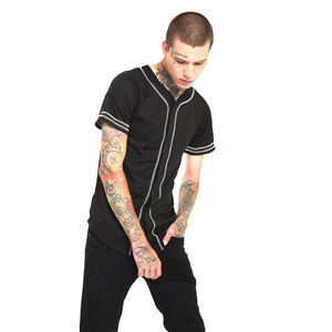 Camiseta de béisbol de sublimación personalizada OEM, conjunto de uniforme liso transpirable de talla grande a precio mayorista - Product Image 2