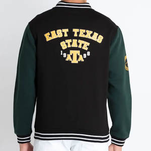 Veste d'université élégante Streetwear Baseball Jackets Broderie Design Varsity Jacket - Product Image 3