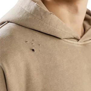 Nouveau style – Sweat à capuche uni pour homme, effet délavé, idéal pour l'hiver – Qualité supérieure, service OEM personnalisé, en tissu polaire coupe-vent - Product Image 2