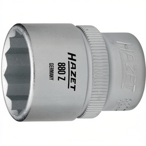 Hazet 3/8'' 12-Point Square <b>Socket</b> with Traction Profile and Knurling - Product Image 2