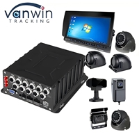 8CH 1080P HDD Mobile DVR Hisilicon Chip Prise en charge de la surveillance de la conduite de sécurité avec 4G GPS WIFI 4 To de stockage