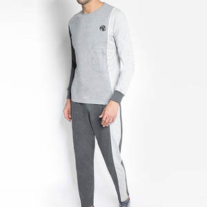Conjunto Deportivo Ligero de Invierno para Hombre, Estilo Casual, Color Sólido, Sudadera Clásica, Pantalones Deportivos Elásticos, Ecológico, Ideal para Viajes y Descanso - Product Image 4