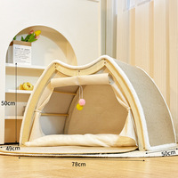 Cushion à gratter en bois pour chat, mobilier d'appartement pour chat, salon doux et chaud pour chat, arbre à gratter en bois pour chat, commande pour exportateurs et acheteurs