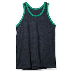 Camiseta sin mangas de hombre teñida Lisa hecha en tela de algodón con Moq bajo/Diseña tu propio logotipo camiseta sin mangas para hombre para adultos - Product Image 1