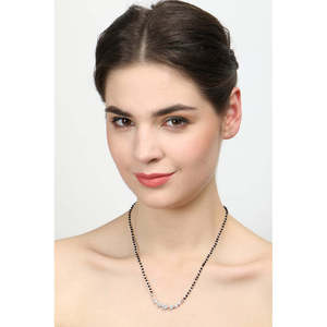 Mangalsutra Artesanal de Plata Pura, Obsequio Cultural Coleccionable para su Esposa - Product Image 5