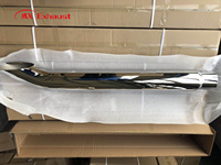 Embouts d'échappement chromés pour camions, style courbé, réduction de 8 pouces à 5 pouces de diamètre extérieur, pour pièces de camion