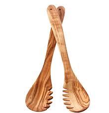 High Demand Handcrafted Kitchen Cooking Utensil Cutlery Durable <b>Wood</b> <b>Salad</b> Mixing Dinner Fork & Spoon Long Handle <b>Salad</b> <b>Server</b> - Product Image 6