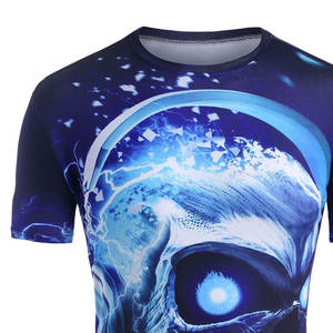 Camiseta con estampado de sublimación de cuello redondo de microfibra de secado rápido para hombre de la mejor calidad para hombre - Product Image 2