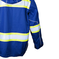 Veste de travail Softshell imperméable et réfléchissante haute visibilité en toile pour le printemps 2025 – Vêtements de sécurité pour la construction (vente en gros)
