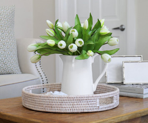 Cheap Price Custom High Quality Vietnam Woven Rattan Natural Foldable Disposable Tray for Hotel Restaurant <b>Desk</b> Use - Product Image 3