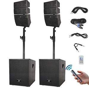Sistema de Sonido Profesional de Alta Calidad, Altavoces Line Array Pasivos, Equipo de Sonido para DJ de 12 Pulgadas, Configuración Completa - Product Image 2