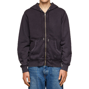 OEM marca de diseñador Streetwear Heavy Washed Hoodie Ácido Wash Oversized Fleece Hoodie Vintage French Terry Custom Men's Hoodies - Product Image 1