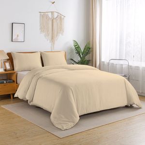 Meubles de chambre d'hôtel scandinaves, ensemble de chambre d'hôtel minimaliste en chêne et blanc, design nordique, meubles en MDF - Product Image 1