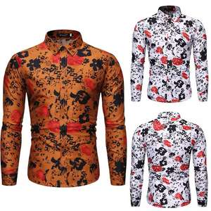 Custom Button Down <b>Shirt</b> <b>Men</b> Cotton Full Printing Tee Beach <b>Shirt</b> Custom <b>Floral</b> <b>Men</b> <b>Shirt</b> <b>Men</b> - Product Image 3