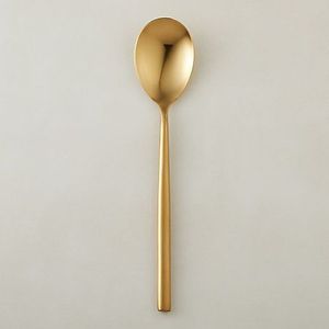 Nouvel ensemble de couverts en acier inoxydable 304 avec manche rond créatif, couteau à steak, fourchette, cuillère à dessert, argenterie, ensemble de couverts de mariage - Product Image 4