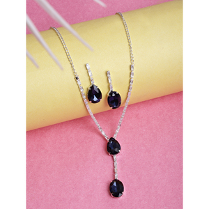 Radiant Allure 24K Gold Plated Fine Jewelry Set Bold <b>Statement</b> <b>Necklace</b> with Zircon for Party Occasions - Product Image 1