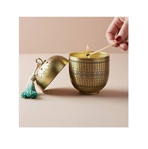 Portavelas votivo de metal de hierro moderno para decoración del hogar, nuevo diseño de lujo, precio al por mayor - Product Image 1