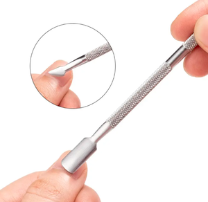 Professional Durable Manicure Pedicure Tool Grade Stainless Steel Cuticle Remover Pusher Tool By ANAAIF - Product Image 3