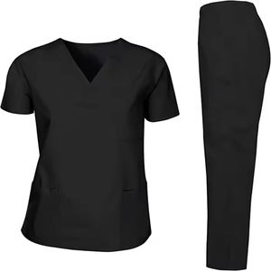 Uniforme médico para mujer y hombre, uniforme médico para enfermera, Top y pantalones - Product Image 1
