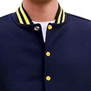 Veste de baseball en satin avec broderie personnalisée pour homme, décontractée, décoration, fermeture éclair, imperméable, hiver, téléchargée par Dress Sports - Product Image 2