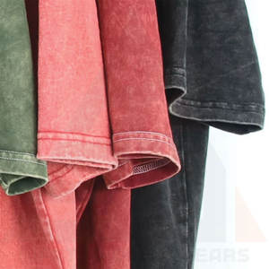 เสื้อยืดผู้ชายทรงโอเวอร์ไซส์ สไตล์เรโทรและวินเทจ ผ้าคอตตอน 100% คุณภาพสูง ซักกรด ระบายอากาศได้ดี ทรงหลวม น้ำหนักมาก - Product Image 2