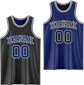 Camiseta reversible de baloncesto personalizada al por mayor diseño personalizado transpirable servicio OEM último estilo adultos tallas todas las tallas - Product Image 1