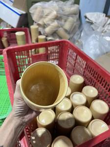 ถ้วยไม้ไผ่งานแฮนด์เมดแบบธรรมชาติอุปกรณ์ดื่มใช้ซ้ำได้คุณภาพระดับพรีเมียมเหมาะสำหรับเป็นของขวัญและ2025ขายปลีก - Product Image 4