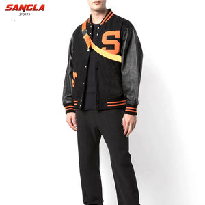 Veste de printemps hiver en laine pour hommes, meilleure vente de produits, veste universitaire mode pour hommes avec logo personnalisé, vente en gros OEM - Product Image 4