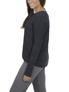 Latest 2025 Whole sale Women's Sweatshirt Crew Neck Eco <b>Smart</b> Recycled Cotton-Blend Fleece women's hoodies - Product Image 2