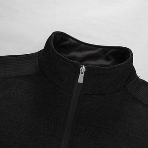 ชุดวอร์มคุณภาพสูงแบบมีซิป คอตั้ง สำหรับผู้ชาย สไตล์สตรีทแวร์ กันลม เป็นมิตรกับสิ่งแวดล้อม ผลิตจากผ้าฝ้ายผสมโพลีเอสเตอร์ ชุดวอร์มผู้ชายแบบซิป - Product Image 3