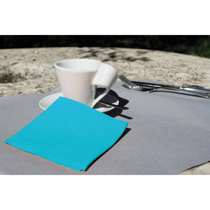Tovaglioli Microdot Turchese 20x20cm 100pz 24 Confezioni B2B - Product Image 1