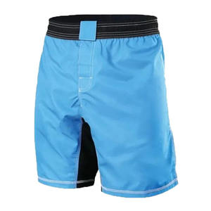 Pantalones cortos de MMA para hombre de calidad superior elásticos sublimados con precio de diseño personalizado servicio OEM desgaste de artes marciales específicamente boxeo - Product Image 1