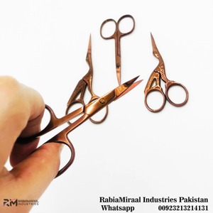 RMI กรรไกรเล็มขนตาทำจากสเตนเลสคุณภาพสูงสำหรับมืออาชีพกรรไกรตัดขนตาและเคราสำหรับผมปัก - Product Image 6