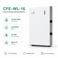 Batterie solaire hybride divisée CFE-WL-16 16kWh 51.2V 314Ah LiFePO4 pour stockage résidentiel (villa) avec CAN RS485