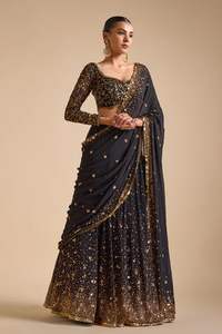 Lehenga ดีไซเนอร์ล่าสุดที่สวยงามพร้อมงานปักที่สวยงาม - Product Image 2