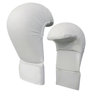 Customized Log Printed Best Low Price Personalized comfortable low MOQ karate gloves For training - Product Image 1