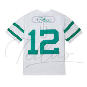 Camisetas de Fútbol Americano Personalizadas para Jóvenes, Manga Corta, 100% Poliéster, Secado Rápido, Transpirable, Alta Calidad - Product Image 4