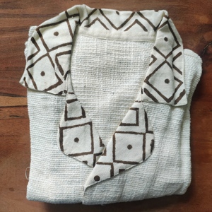 Chaqueta corta de algodón blanco para mujer de estilo bohemio ecológico tejido transpirable de alta calidad de primera calidad con cuello levantado Otoño Invierno - Product Image 6