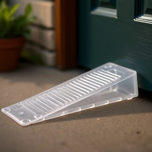Tope de Puerta Transparente de Plástico, 100 mm x 16 mm, Paquete de 10 - Product Image 3