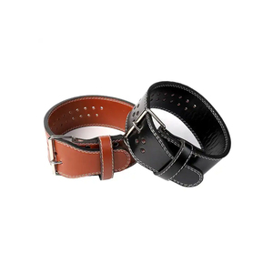 Unisex Powerlifting Weightlifting Belt Bulk Quantity Hot Sale Low MOQ OEM Service Cowhide Material Waterproof Leather - Product Image 1